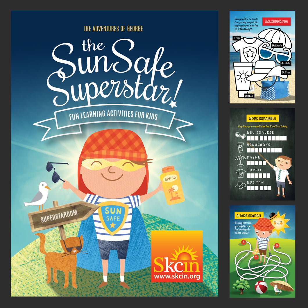 Children's Sun Safety Activity Books (box of 400)
