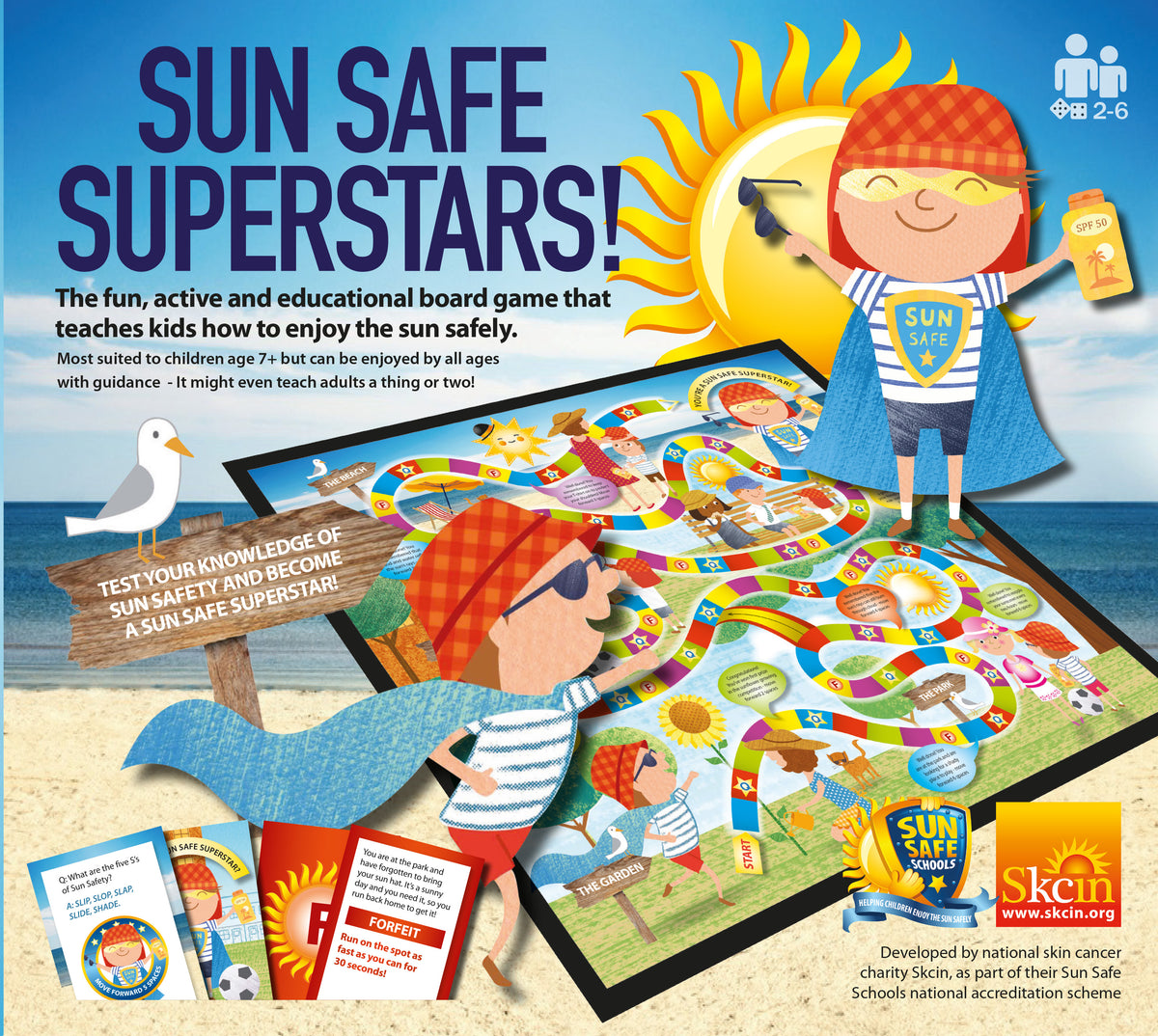Sun Safe Superstars Board Game – SKCINSHOP